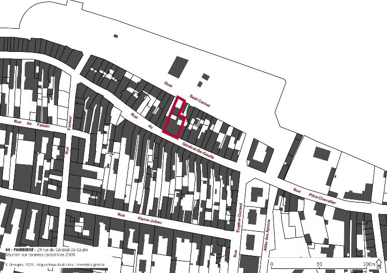 Maison, 24 rue du Général-De-Gaulle ; 13 quai Sadi-Carnot, Paimbœuf