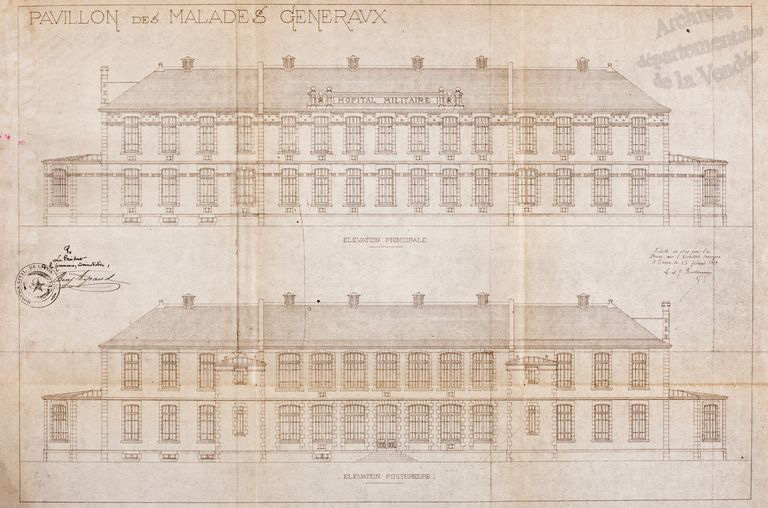 Hôpital général, puis hôpital, rue de l'Hôpital