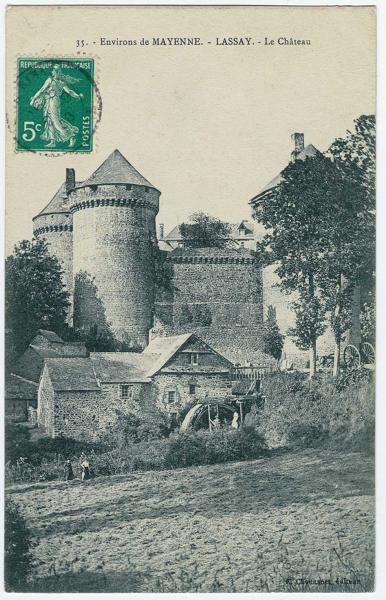 Les moulins de l'ancien canton de Lassay-les-Châteaux