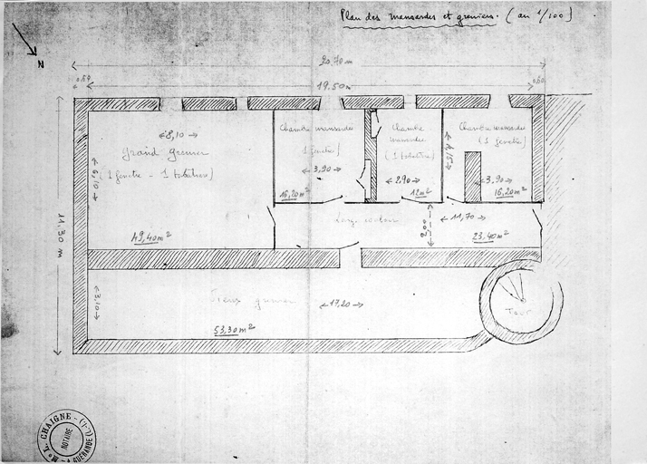 Manoir de l'Arloc, 43 rue du Faubourg-Saint-Michel