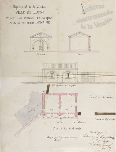 Ensemble funéraire Dumaine, 14 rue du Moulin-Garnier