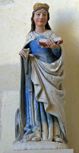 Statue : Sainte Catherine d'Alexandrie