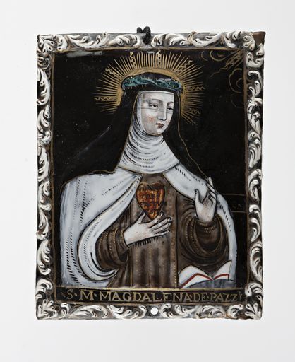 Plaque décorative : Sainte Marie-Madeleine de Pazzi