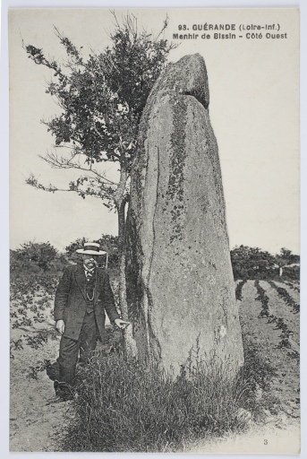 Menhir de Bissin, Île-de-la-Chapelle
