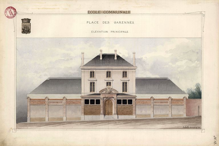 Ecoles primaires des Garennes, place de Garennes
