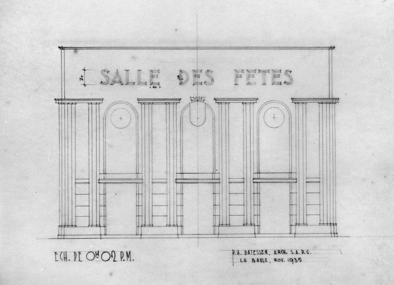 Cinéma, théâtre dit Salle des Fêtes, 235 avenue du Maréchal-de-Lattre-de-Tassigny