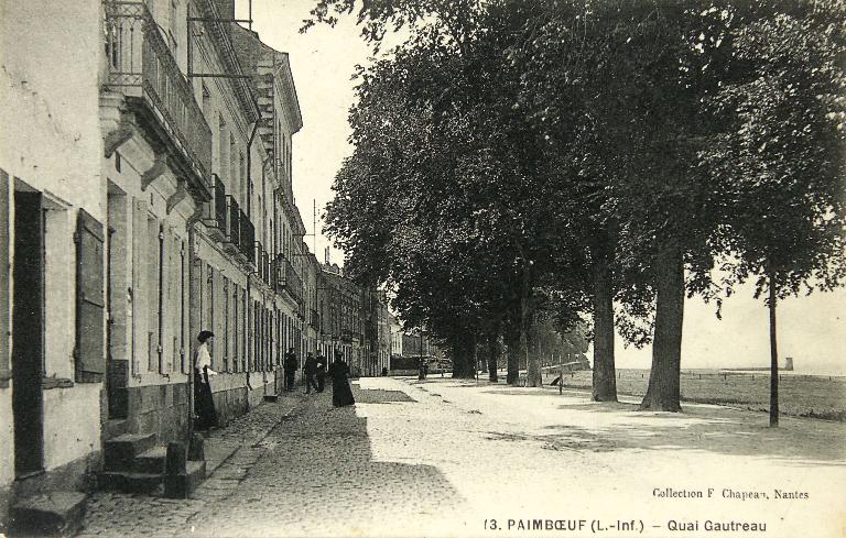 Port, quai Libert ; quai Chassagne ;  Sadi-Carnot ; quai Boulay-Paty ; quai Gautreau  ; quai Eole, Paimbœuf