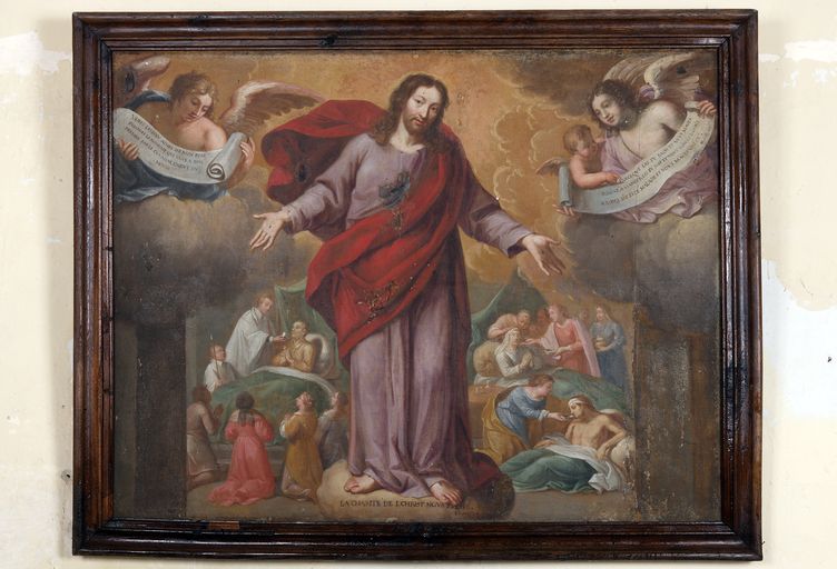Tableau : Christ de Charité - Église paroissiale Saint-Léger, Saint-Léger