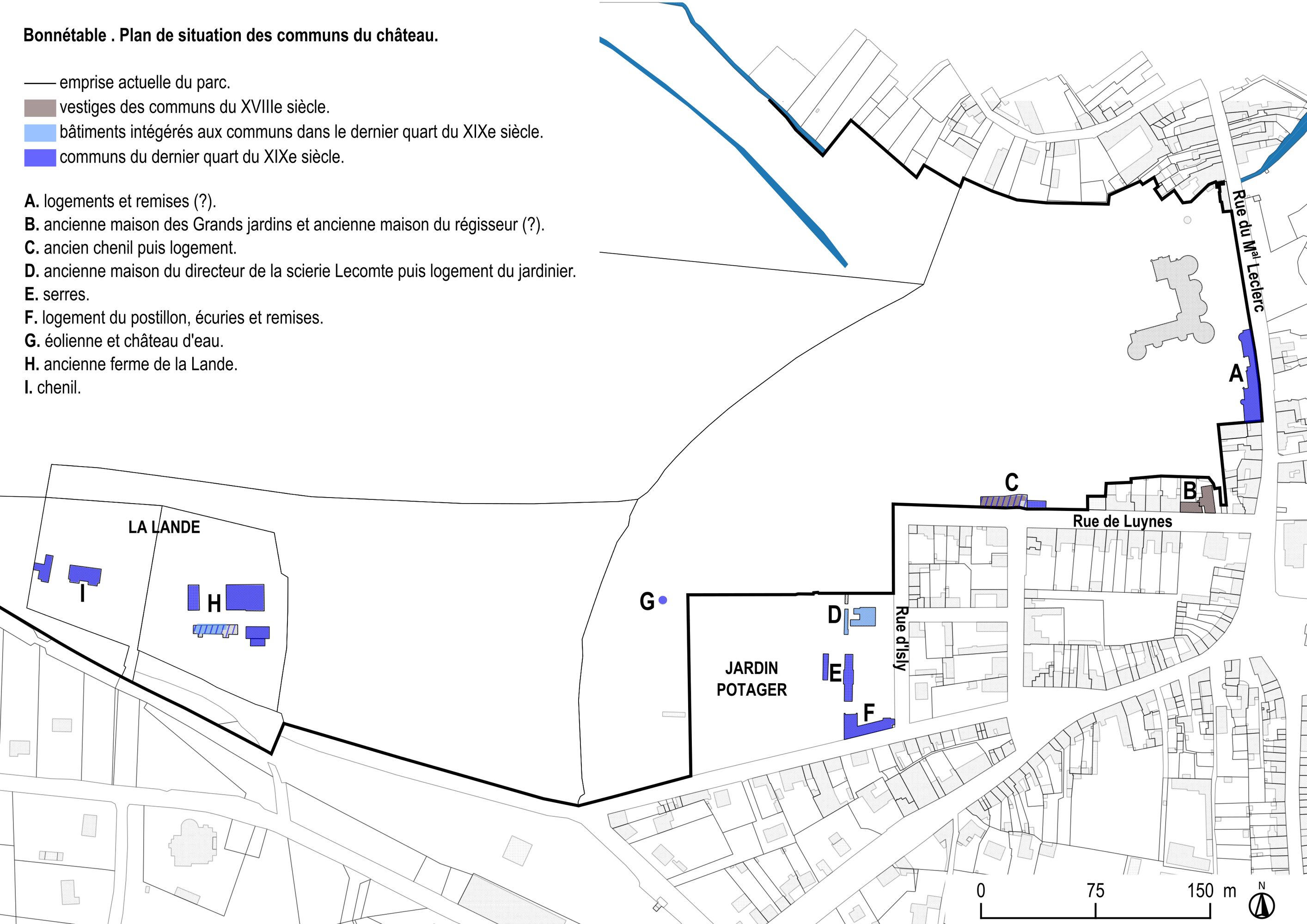 Les communs du château de Bonnétable