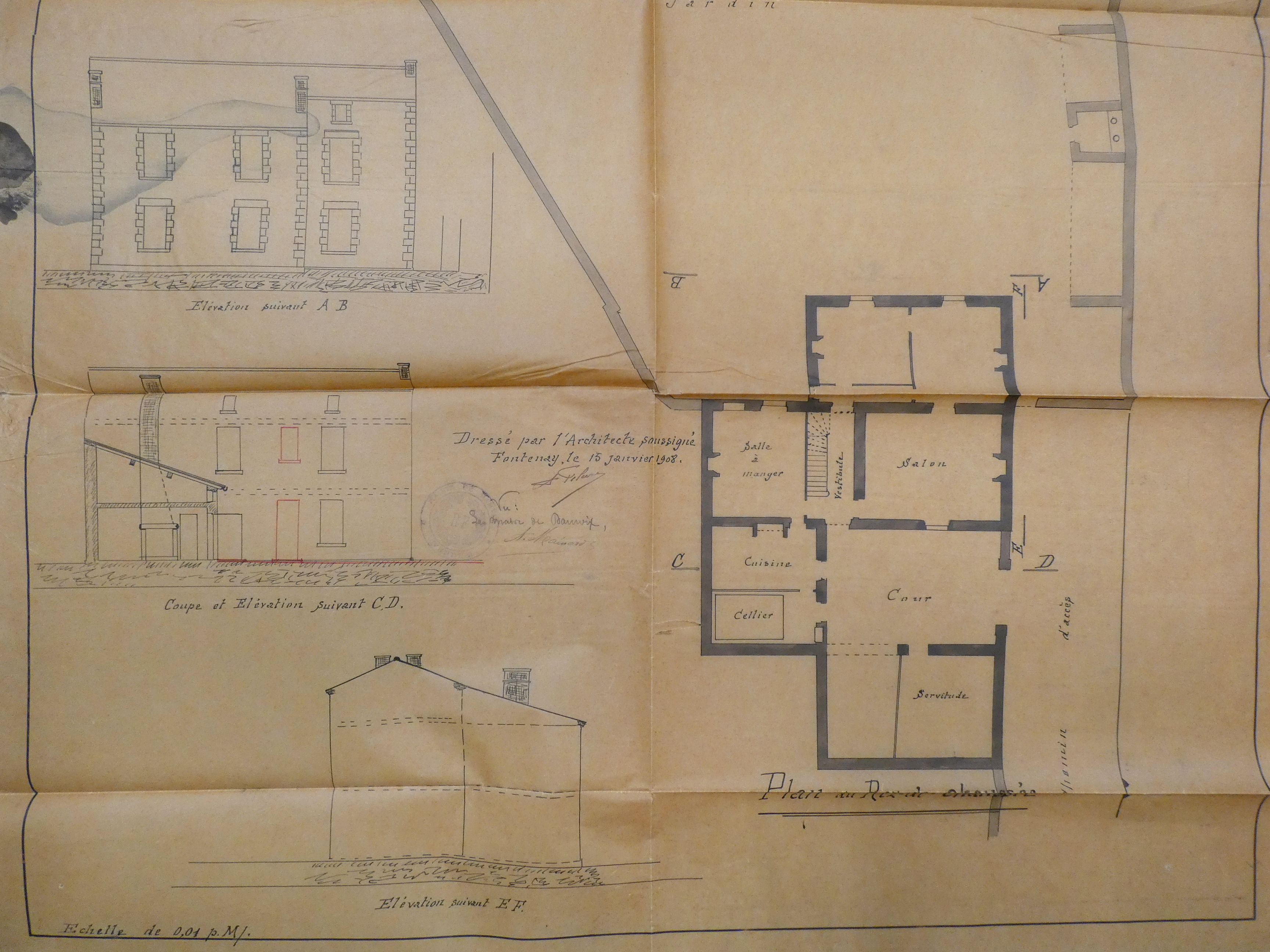 Presbytère, actuellement maison, 5 et 7 rue de l'Ecole des filles