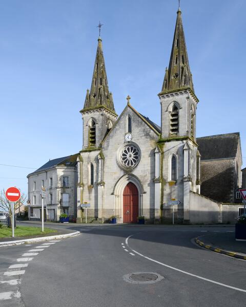 Le bourg de Bourgneuf-en-Mauges