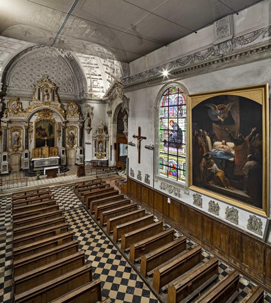 Chapelle de la Trinité, Couvent d'ursulines, actuellement Centre Culturel de la communauté de communes du pays de Château-Gontier, rue Horeau