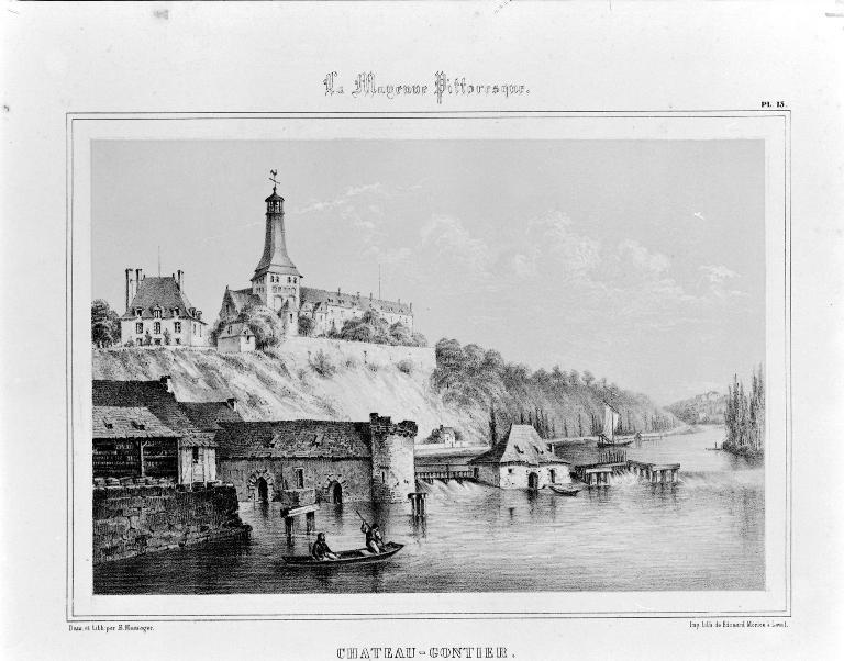 Moulins à farine, dits les Trois Moulins, et moulin à foulon - Château-Gontier