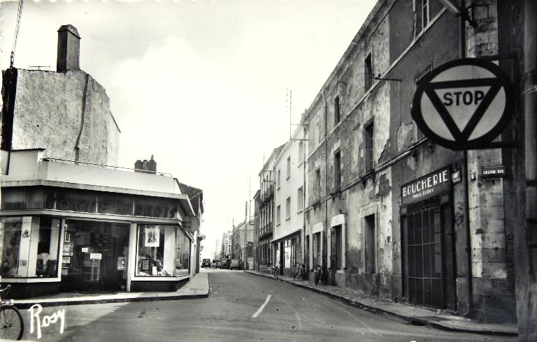 Immeubles à logements, hôtel de voyageurs, maisons (détruits), 4 à 10 rue Pasteur, Paimbœuf