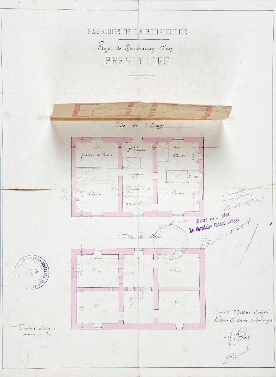 Prieuré de chanoines réguliers et presbytère, puis presbytère, actuellement immeuble à logements - V.C. 8, dite du Prieuré, La Rouaudière