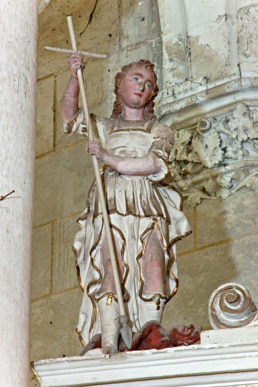 Statue : Saint Michel terrassant Satan