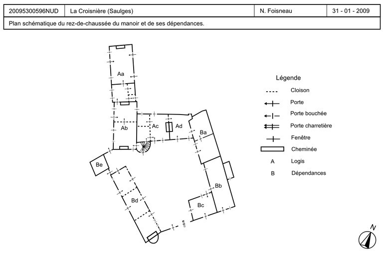 Manoir - les Croisnières, Saulges