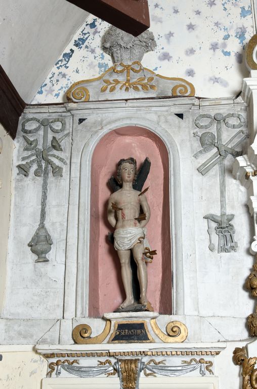 Retable du maître-autel - Église paroissiale Saint-Léger, Saint-Léger