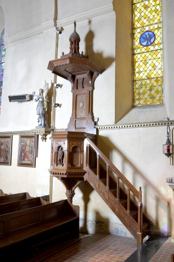 Chaire à prêcher - Église paroissiale Saint-Jean-Baptiste, Saint-Jean-sur-Erve