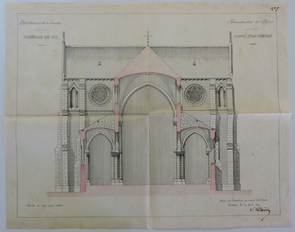 Eglise Notre-Dame de Vix (ancienne) (vestiges), abside