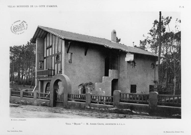 Maison dite villa balnéaire Bejami puis Abjamico, 1 avenue de Carnac