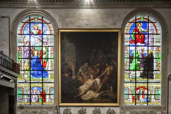 Chapelle de la Trinité, Couvent d'ursulines, actuellement Centre Culturel de la communauté de communes du pays de Château-Gontier, rue Horeau