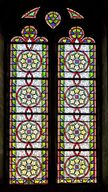 Ensemble de 2 verrières décoratives (baies 3 et 4)