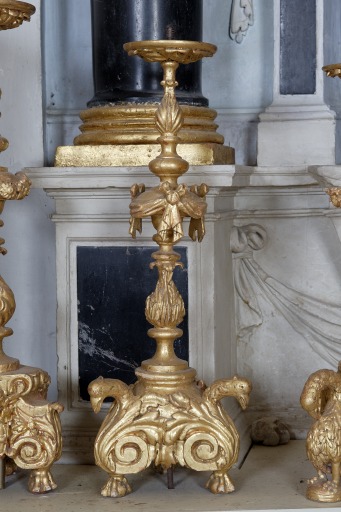 Ensemble de 6 chandeliers - Église paroissiale et prieurale Notre-Dame, Saulges