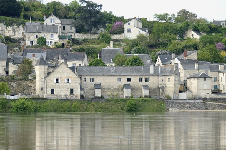 Logements et communs, parties constituantes de l'ancien ensemble castral,1 place des Diligences, Montsoreau