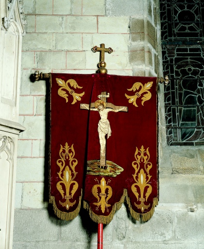 Bannière de paroisse de Saint-Aubin n° 2