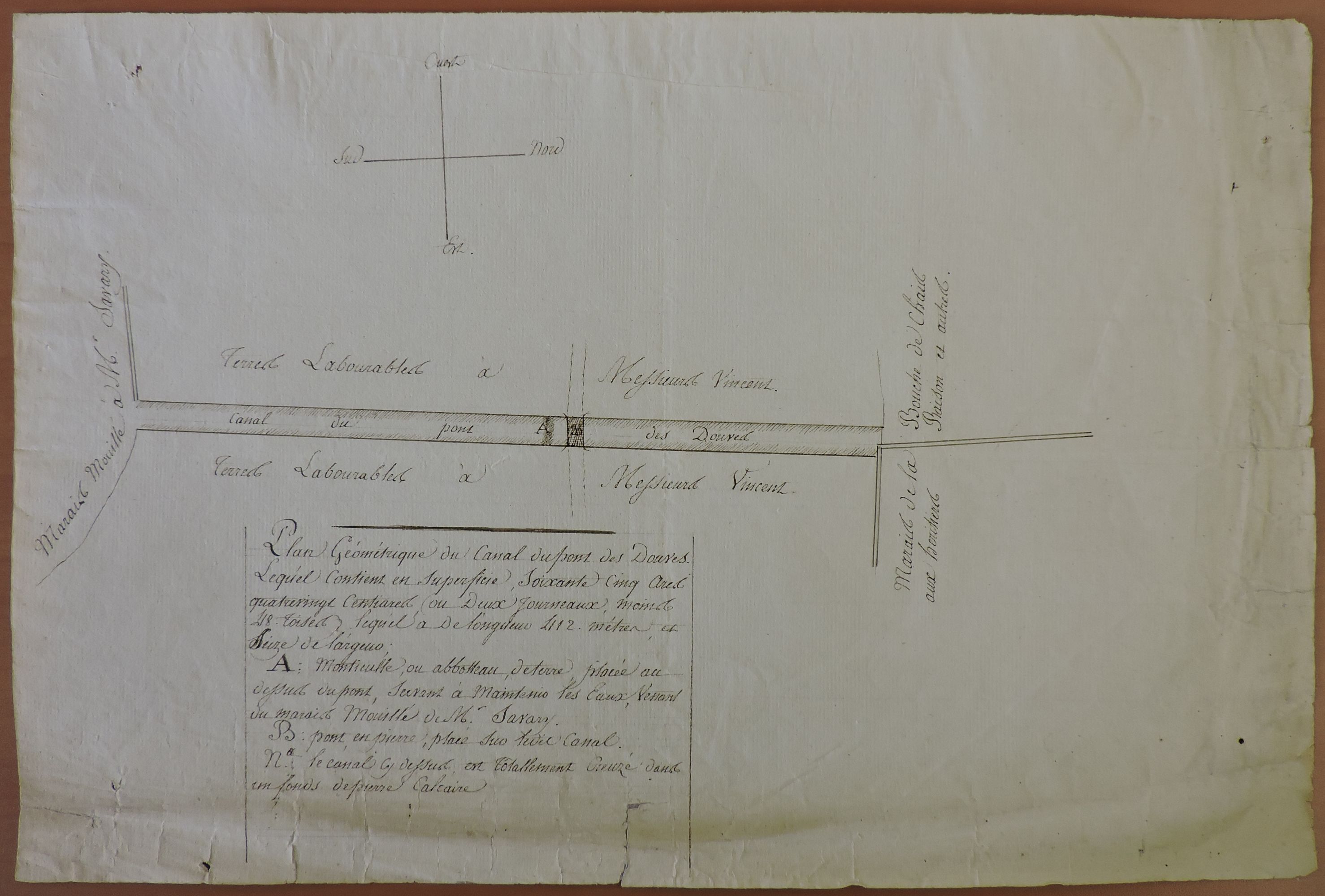 Aqueduc de la Grande Bernegoue ou de Cibule (disparu), digue, canal et bonde de Cibule, pont et bonde des Douves