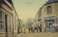 La rue principale, carte postale du début du XXe siècle.