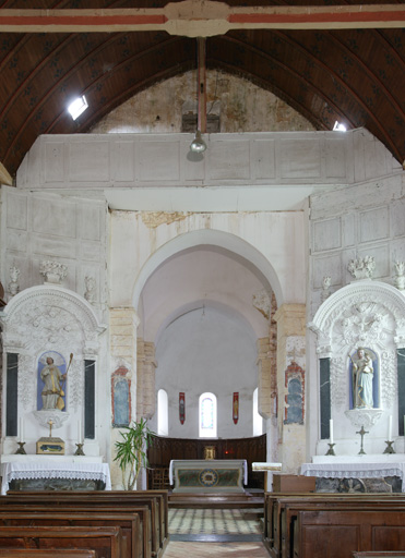 Ensemble des peintures monumentales de l'église paroissiale Notre-Dame à Cossé-en-Champagne