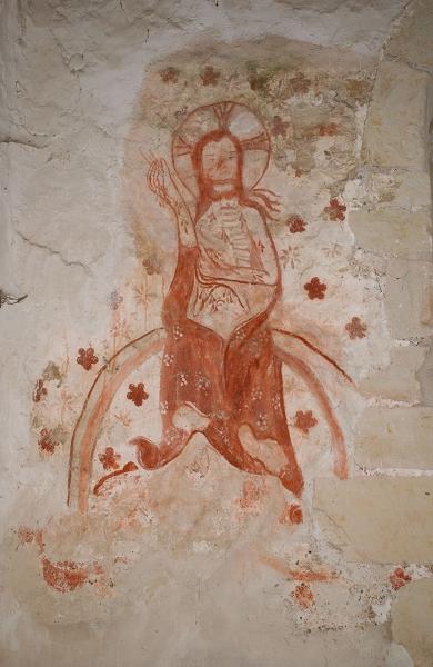 Peinture monumentale : Christ Juge