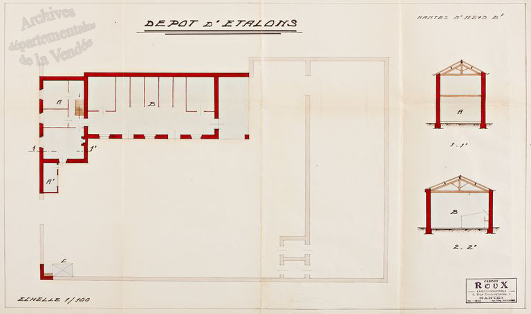 Haras, dit dépôt d'étalons, 11 rue du Gaz