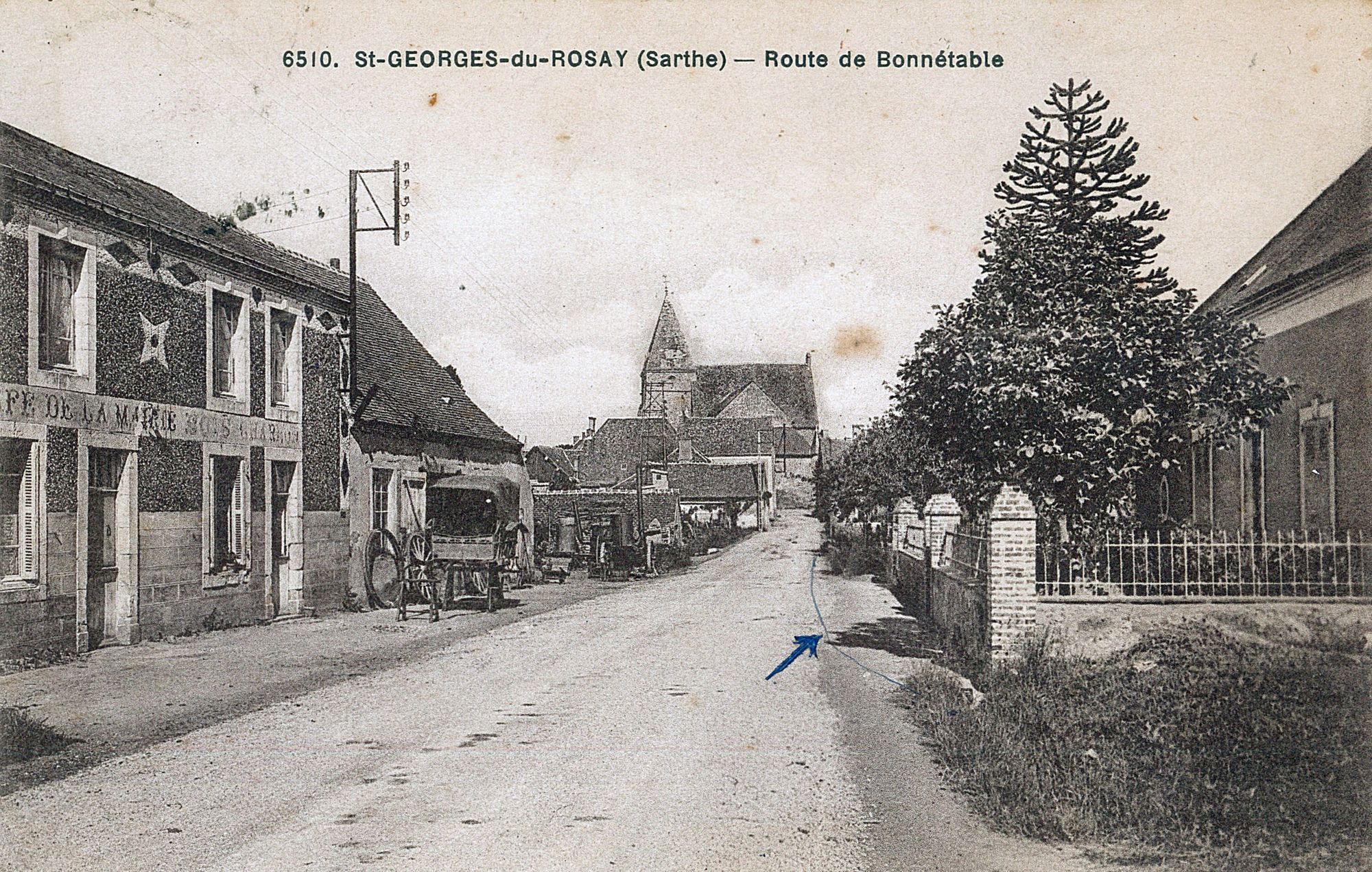 Maison, actuellement deux maisons 2, place de l'église et 2, rue de la Bosse.