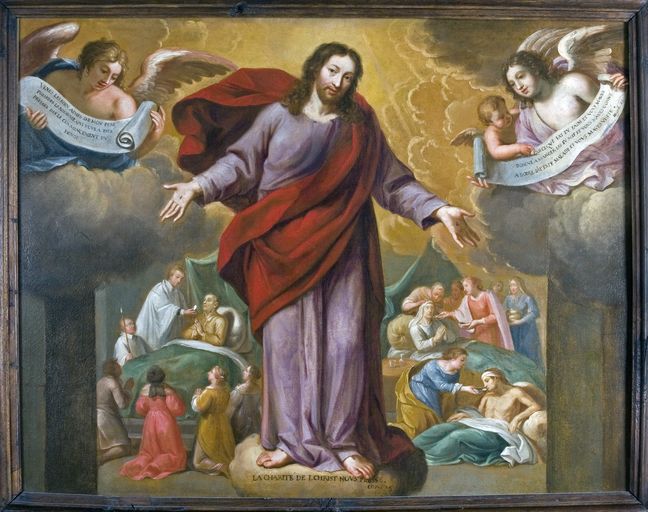 Tableau : Christ de Charité - Église paroissiale Saint-Léger, Saint-Léger