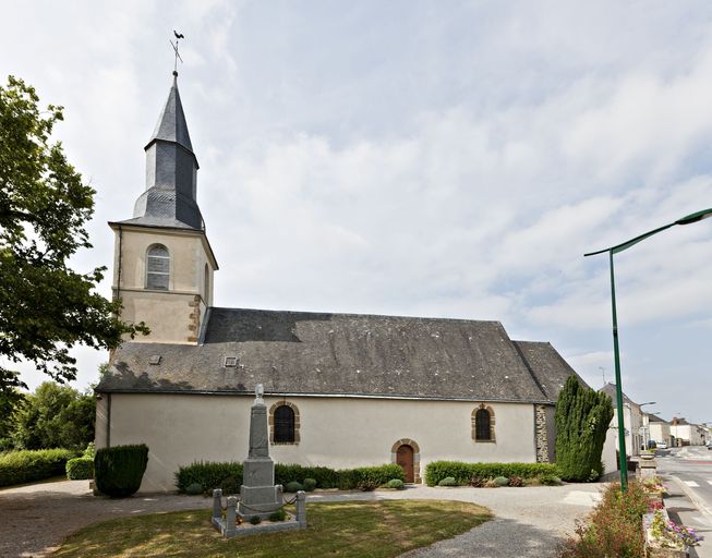 Église paroissiale Saint-Pierre - rue du Square, Laubrières