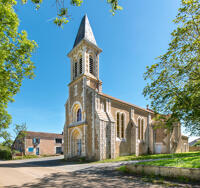 Eglise de Sainte-Christine, place Gabriel-Delaunay