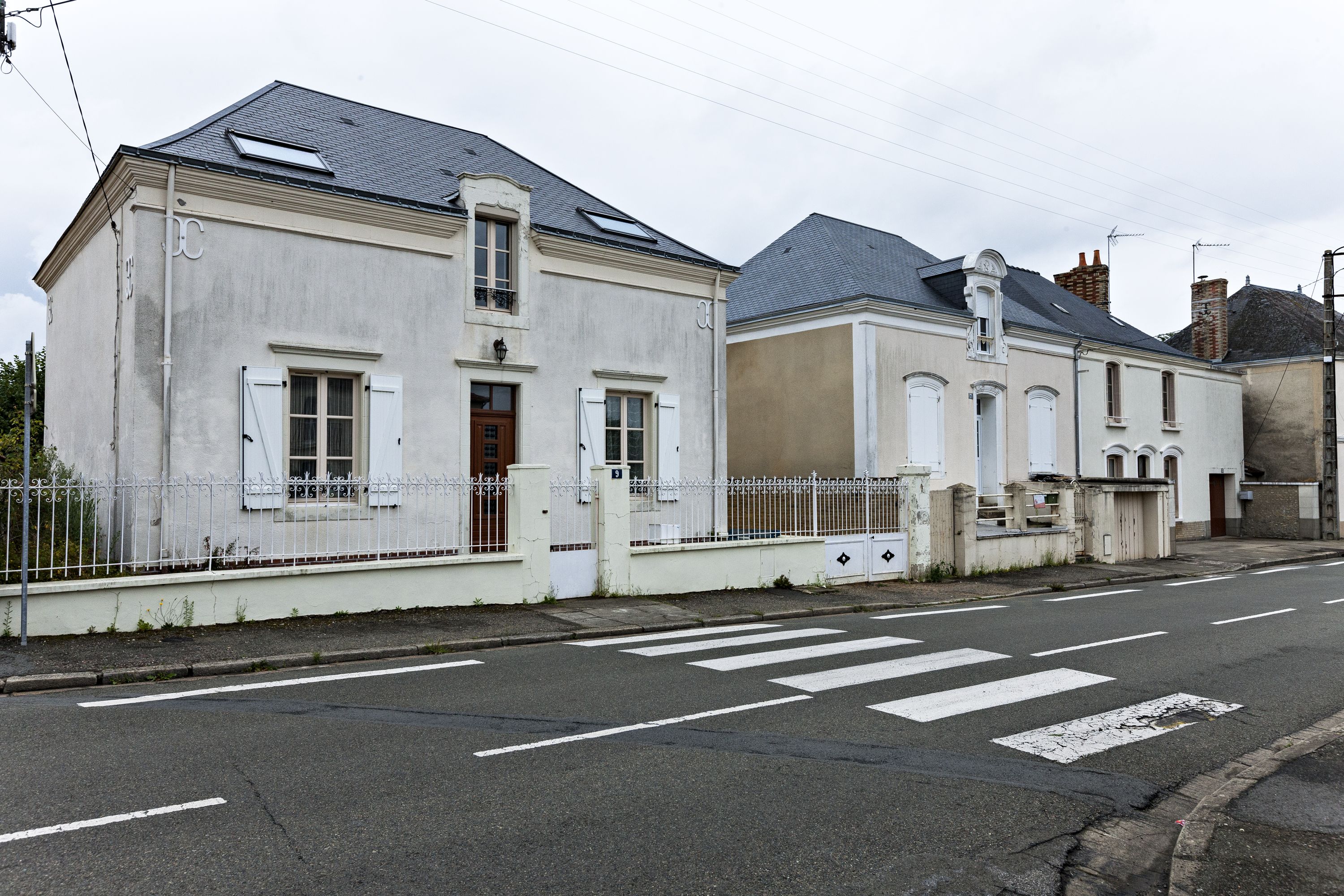 Ensemble de 6 maisons, 1-11 rue de Horncastle à Bonnétable.