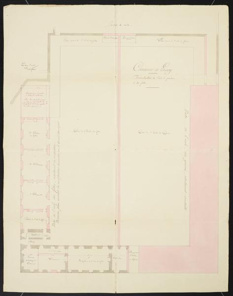 Couvent de bénédictines Notre-Dame-de-Grâce de Montaigu, actuellement école, médiathèque et maison