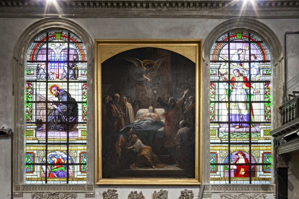 Chapelle de la Trinité, Couvent d'ursulines, actuellement Centre Culturel de la communauté de communes du pays de Château-Gontier, rue Horeau