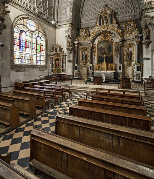 Chapelle de la Trinité, Couvent d'ursulines, actuellement Centre Culturel de la communauté de communes du pays de Château-Gontier, rue Horeau