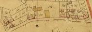 Extrait du plan cadastral de 1818 : bourg nord-ouest.