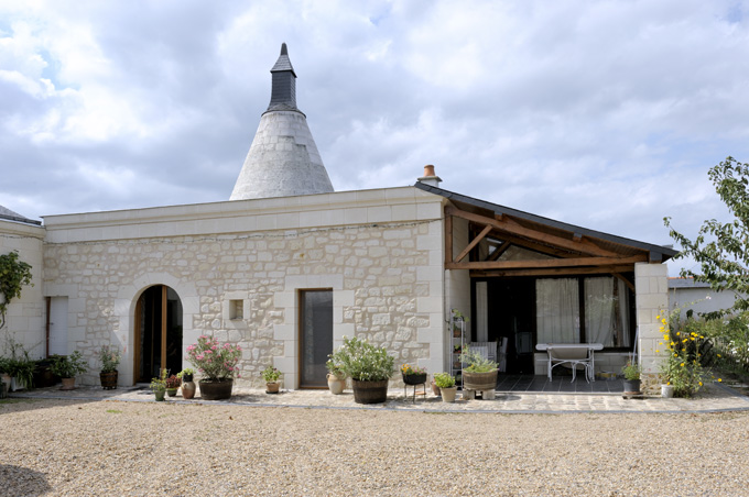 Moulin à vent de la Perruche, actuellement maison, Montsoreau