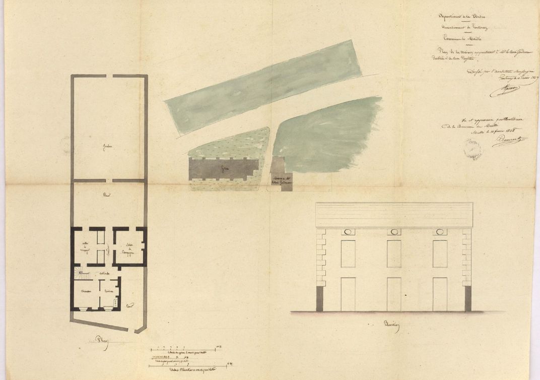 Maison, école primaire privée puis boucherie, actuellement maison, 3 rue des Loges