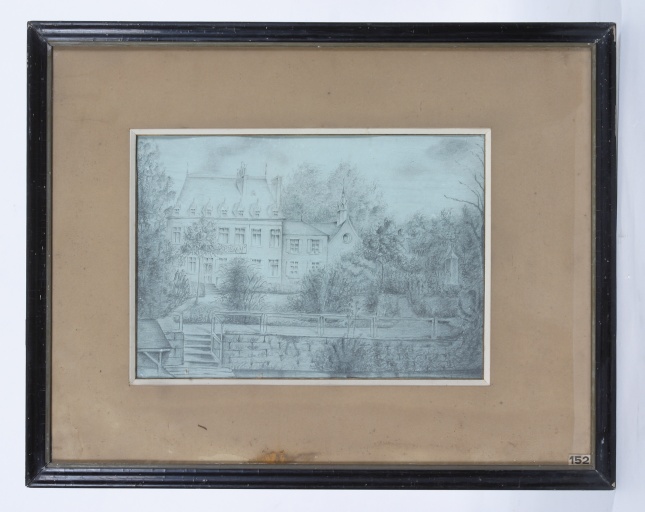 Dessin : château de Lesnières - Collection Robert-Glétron