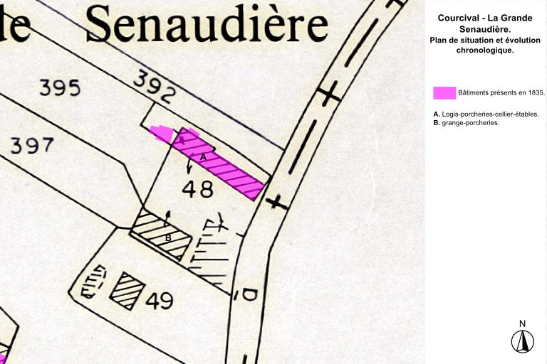 Ferme de la Grande Senaudière, actuellement maison