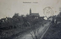 Une vue générale du bourg, carte postale du début du XXe siècle.