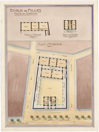 Ecoles primaires des Garennes, place de Garennes